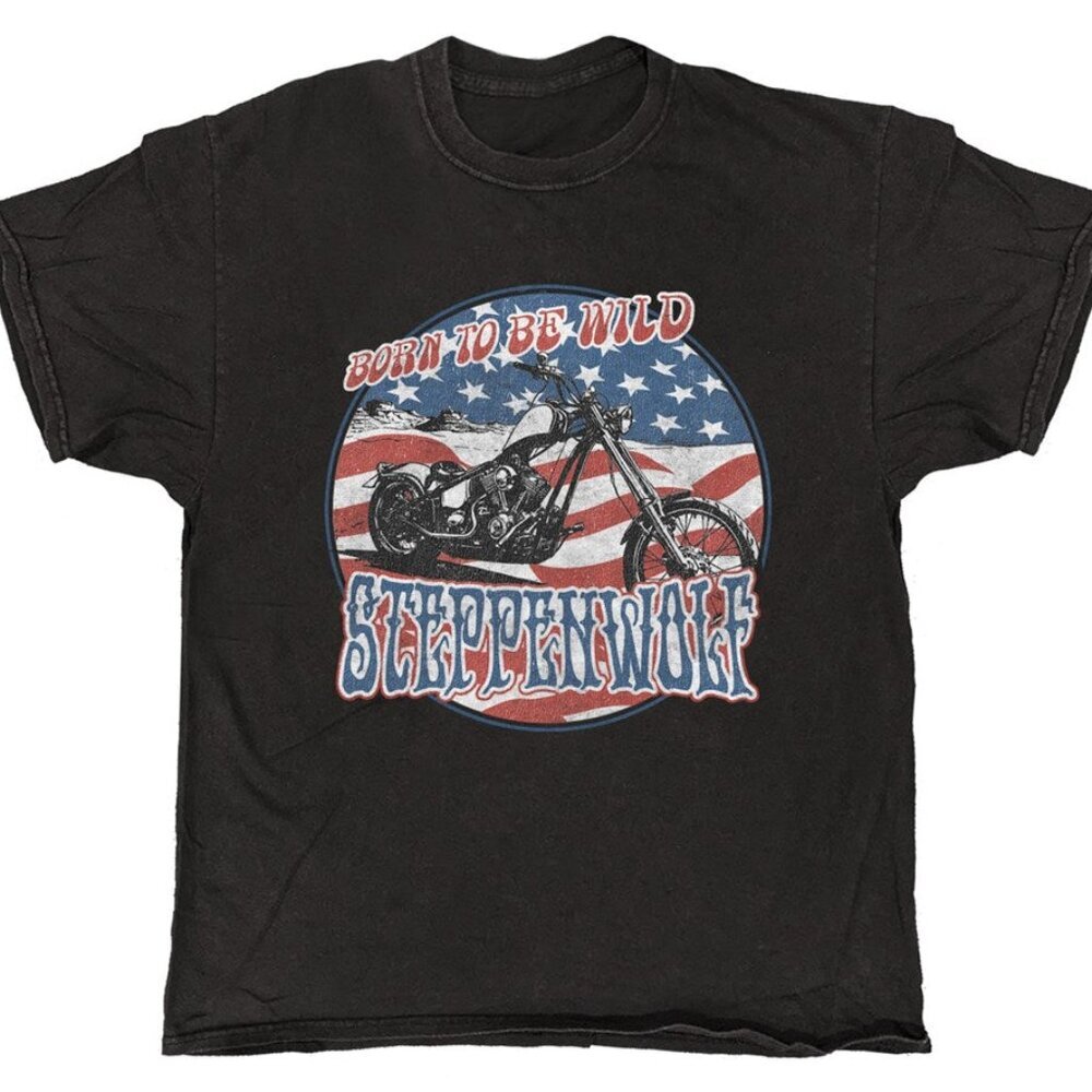 Steppenwolf Born To Be Wild Easy Rider Vintage Style Rock Graphic Unisex T-Sh 90